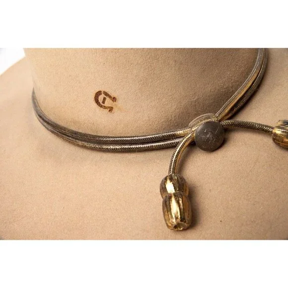 Vtg Charlie Horse Hat CO. Western Cowboy Style Cody Genuine Firebrand XXX 7 1/8